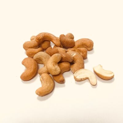 Organic salted roasted cashew nuts BULK - 5KG