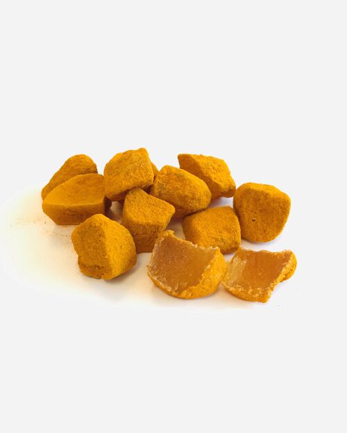 Gingembre confit "Cubes" au Curcuma Bio VRAC - 5KG