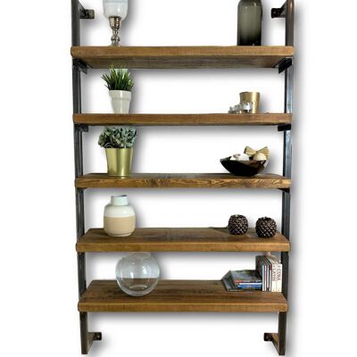 Industrial Box Section Shelving Unit - Wall Mounted