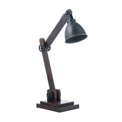 Madrid Desk Lamp | Black | Copper | Raw - Black Zinc