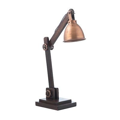 Madrid Desk Lamp | Black | Copper | Raw - Copper
