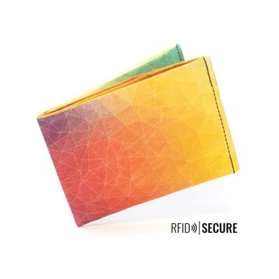 RFID wallet - Multicolored Dawn