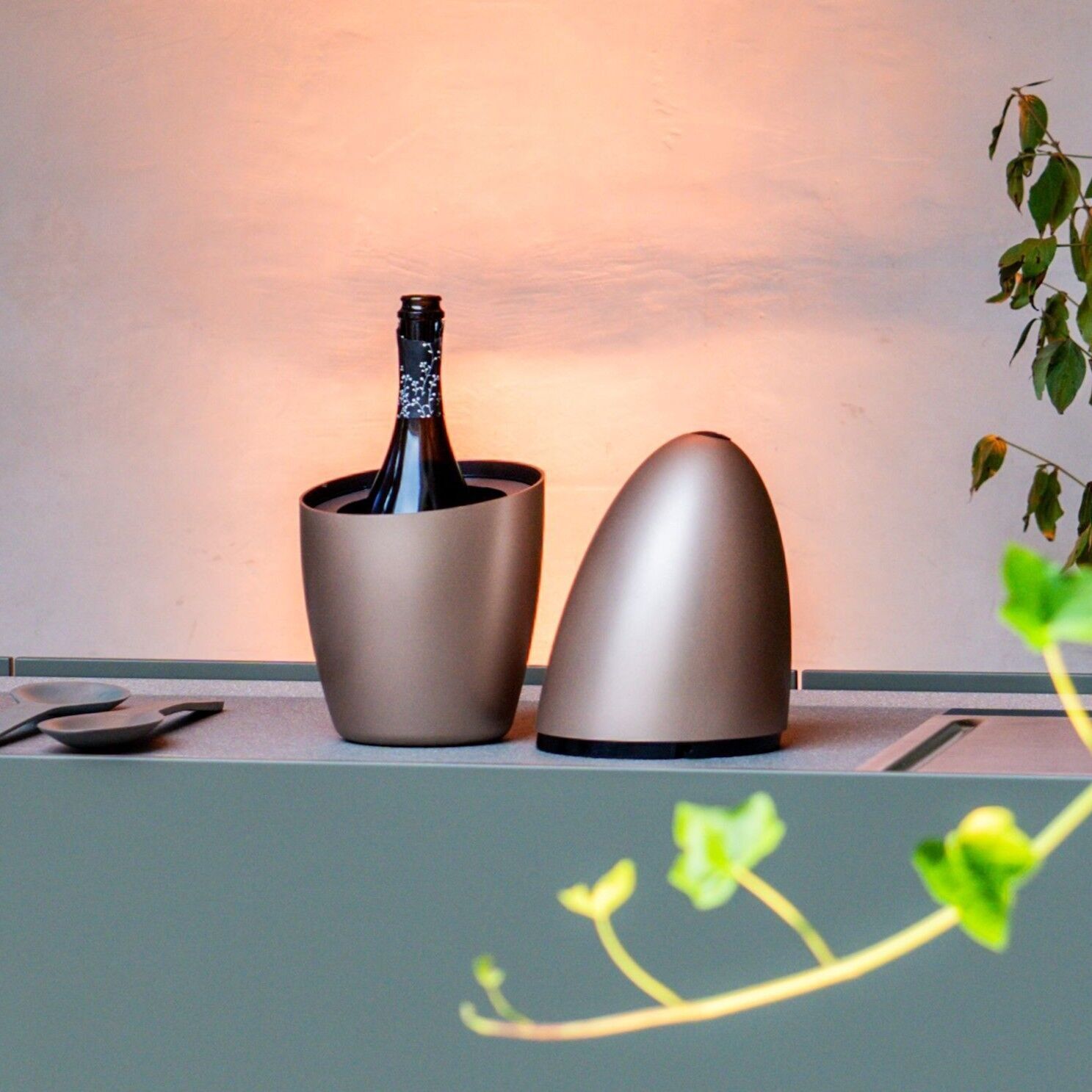 WEGG Metal, Copper Touch - Wine and Champagne Cooler