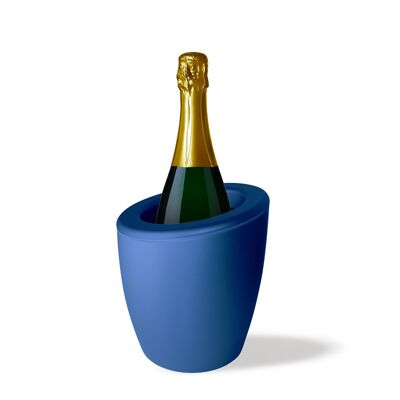 DEMI Metal, Blue Touch - Enfriador de vino y champán