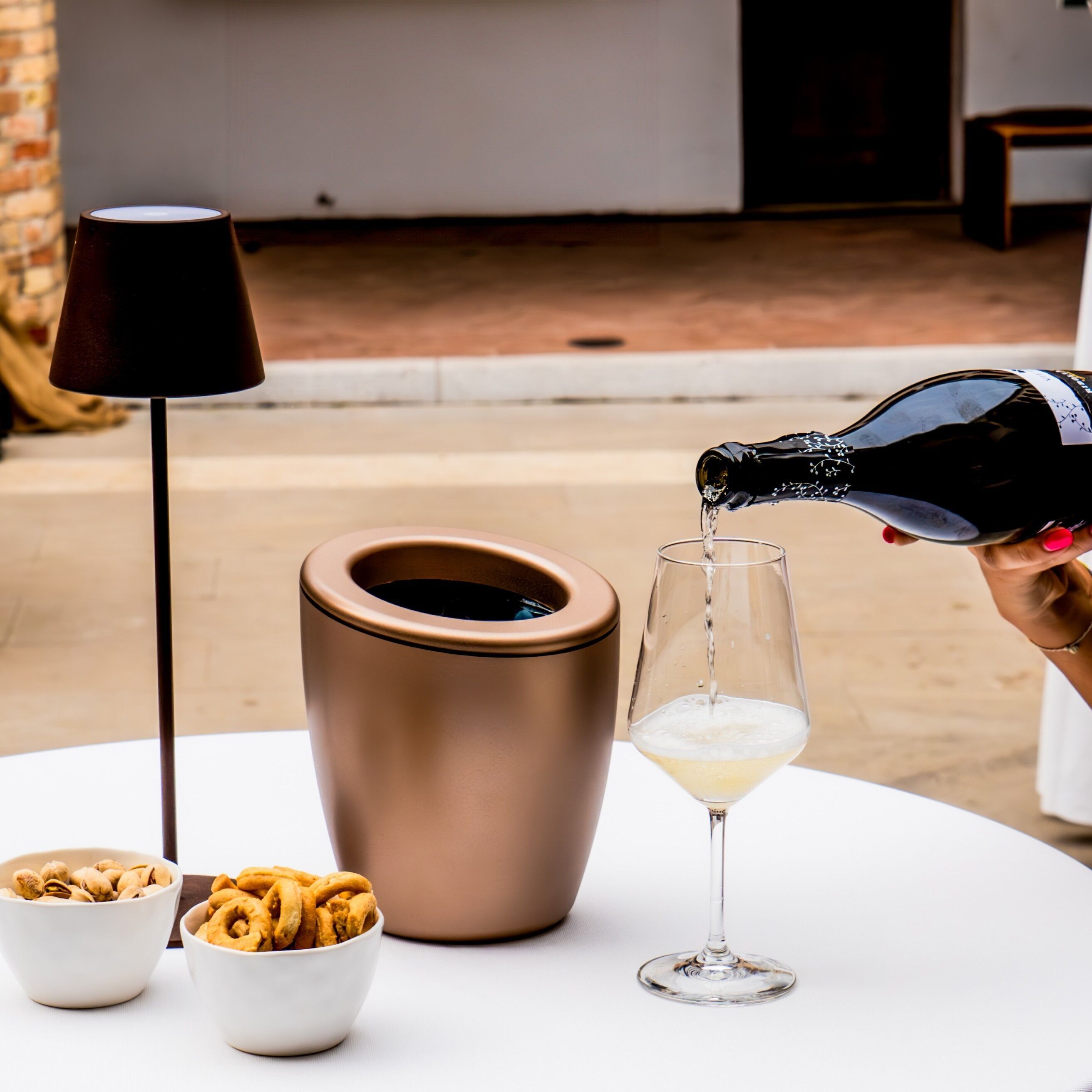 DEMI Metal, Copper Touch - Wine and Champagne Cooler