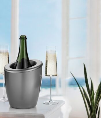 DEMI Metal, Silver Touch - Refroidisseur à vin et champagne 3