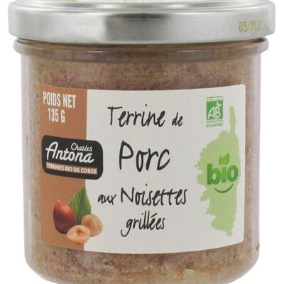 Terrine BIO Porc et Noisettes grillées 135g