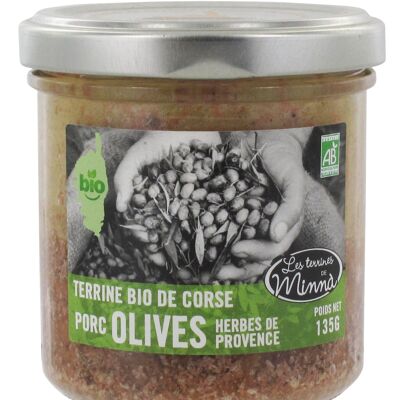 Bio-Terrine mit Oliven und Kräutern der Provence 135g
