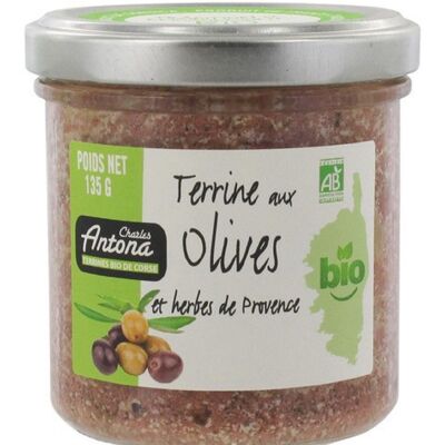 Terrine BIO aux Olives et herbes du Provence 135g