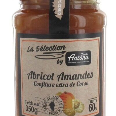 Confettura Extra di Albicocche e Mandorle della Corsica 350g