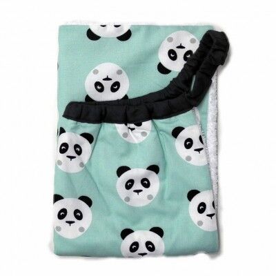 Serviette bavoir élastique de cantine Panda