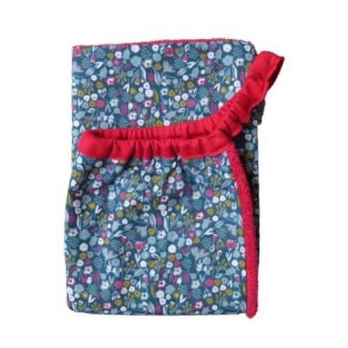 Serviette élastique adulte Fleurs de Juin