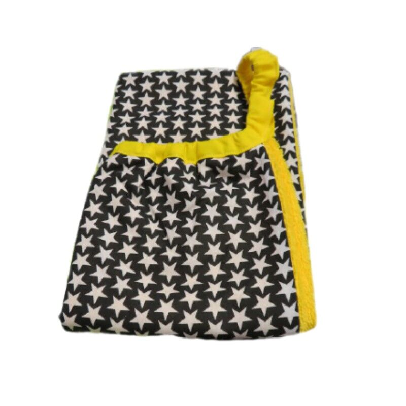 Asciugamano elastico adulto Stelle bianche su nero