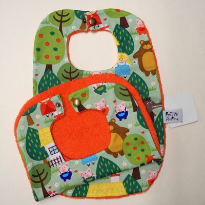 Red riding hood bib