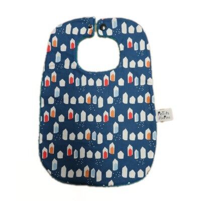 Blue Houses Bib