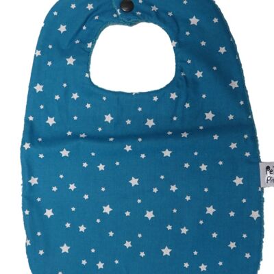 Babero Mini Estrellas Azul