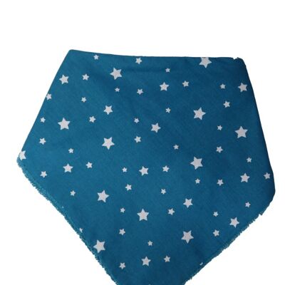 Babero Bandana Mini Estrellas Azules