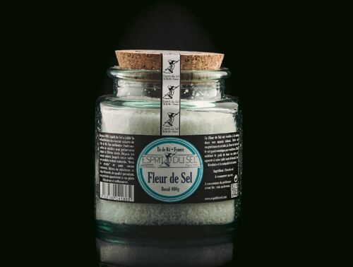 Fleur de sel de l'île de Ré bocal 400GR