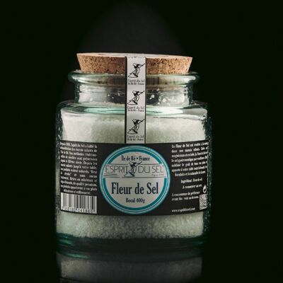 Fleur de sel de l'île de Ré bocal 400GR