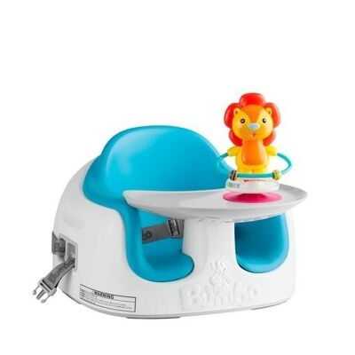 SUCTION TOYS LUCA- DOLL WITH LION SUCTION CUP - Suction Toys Bumbo® for Babies +3 Months: Motor and Sensory Stimulation with Luca, Zoey, Gwen and Ozzy - Safe and BPA Free