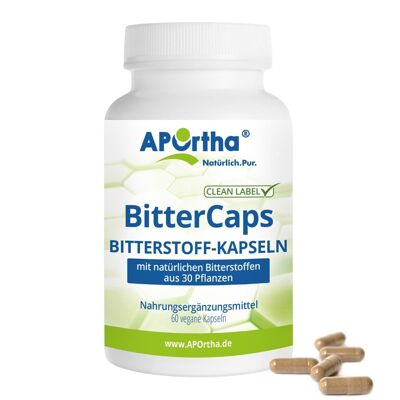 BitterCaps Bitter Capsules - 60 vegan capsules