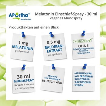 Melatonine Sleep Spray - 30 ml spray buccal végétalien 2