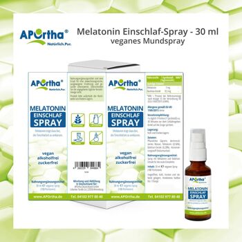 Melatonine Sleep Spray - 30 ml spray buccal végétalien 5