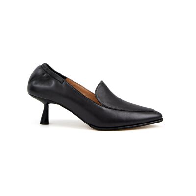 Crystal Heeled Pump Soft Counter-Black