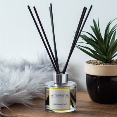 Pear & Sweet  Rose Reed Diffuser