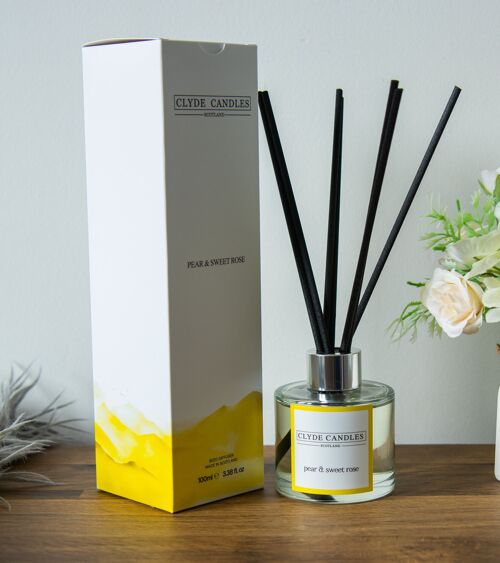 Pear & Sweet  Rose Reed Diffuser