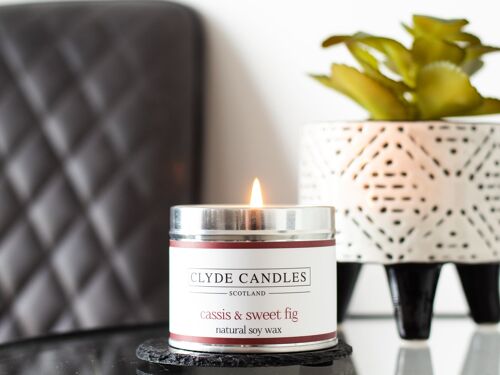 Cassis & Sweet Fig Candle Tin