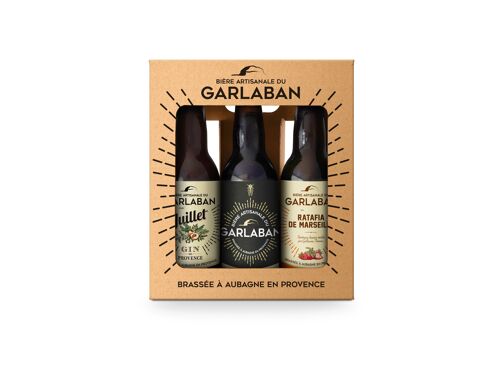 Coffret Découverte bières artisanales du Garlaban 3x33cl