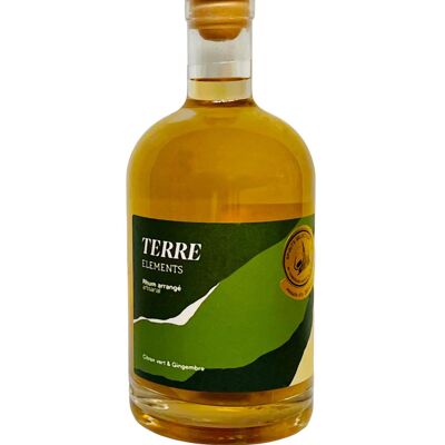 Elementi della gamma Rum ORGANIC: TERRA, Lime; Zenzero - 70cl