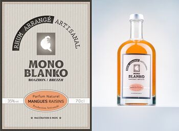 Rhum Mangues ; Raisins - 70cl 2