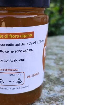 Large alpine flora honey - 450 gr