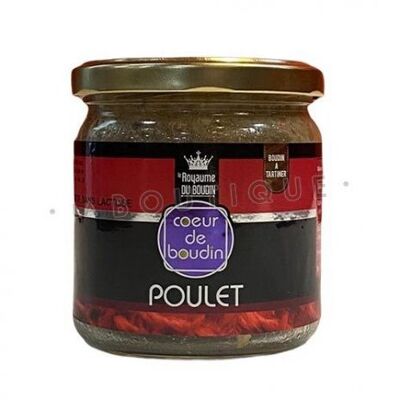 Smoked chicken pudding heart (spreadable pudding) 325g ROYAUME DU BOUDIN x6