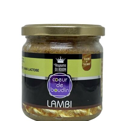 Lambi blood sausage heart (spreadable blood sausages) 325g ROYAUME DU BOUDIN x6