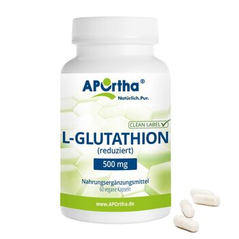 L-Glutathion 500 mg - 60 Capsules Végétaliennes 1