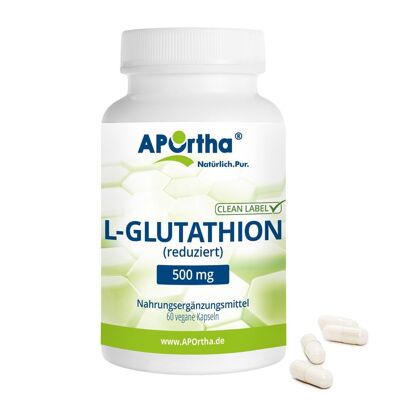 L-Glutathion 500 mg - 60 Capsules Végétaliennes