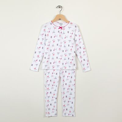 Pyjama long imprimé#2T50004|01|4A-6A
