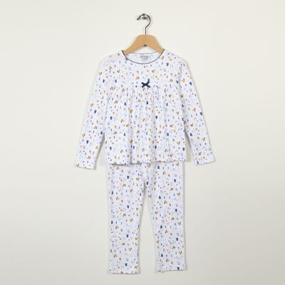 Pyjama long imprimé#2T50014|01|4A-6A