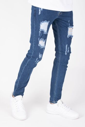 Jeans Slim Bleu P313 1