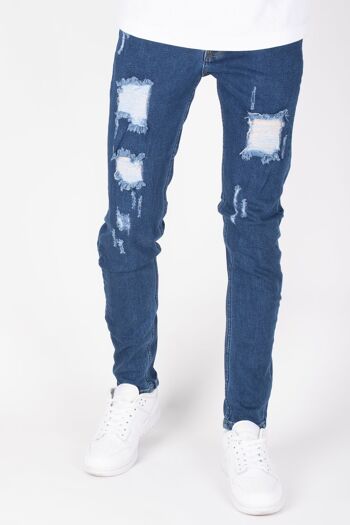 Jeans Slim Bleu P313 2