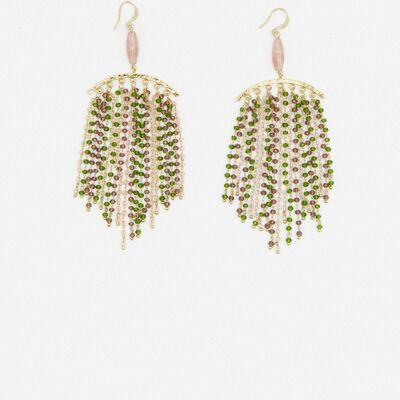 CHIRIMOYA earrings (green)- Sita Nevado
