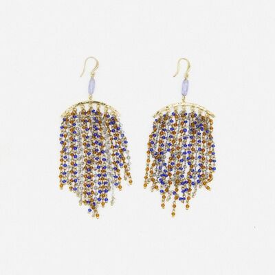 CHIRIMOYA earrings (blue)- Sita Nevado