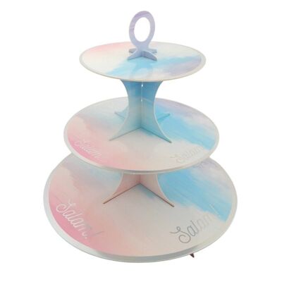 Soporte para cupcakes Salam - Pastel e iridiscente