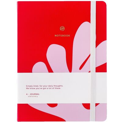 Cuaderno A-Journal - Arty- Rosa rojo