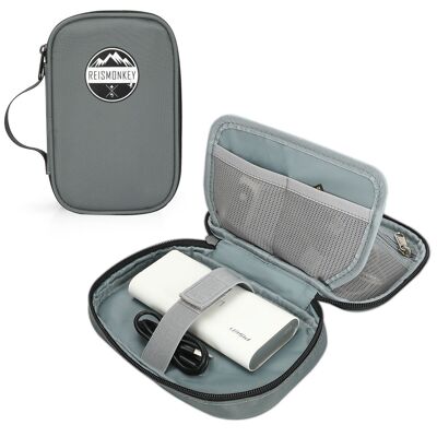 Borsa organizer per cavi - grigia