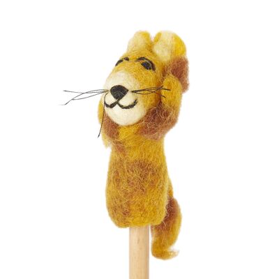 Finger puppet lion