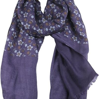 Scarf 85 x 190 cm Anemone - Purple